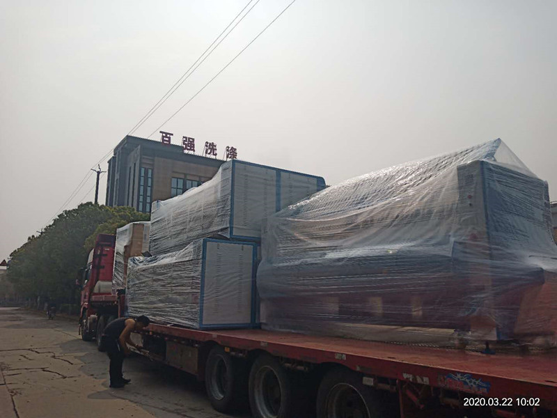 喜報！國內疫情得到有效控制 百強洗滌設備連續三天發貨