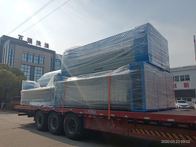 喜報！國內疫情得到有效控制 百強洗滌設備連續三天發貨